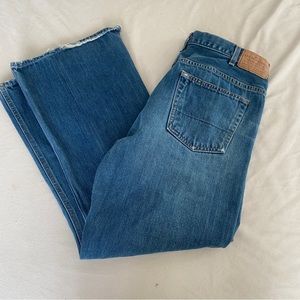 vintage men’s abercrombie & fitch 1892 premium denim flare jeans